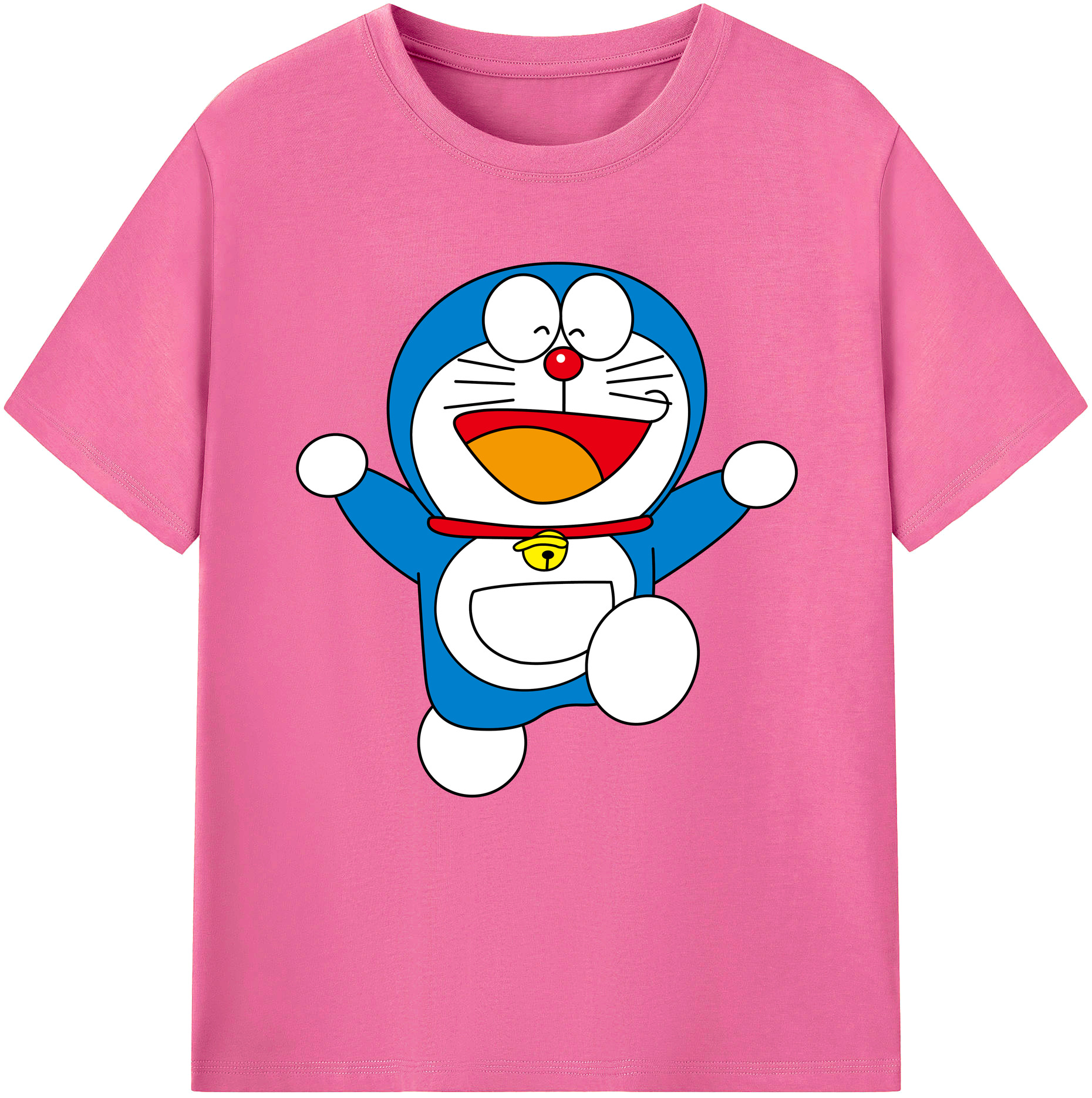 （画像用） ドラえもん Doraemon レディースカジュアルプリントTシャツ（綿100％）